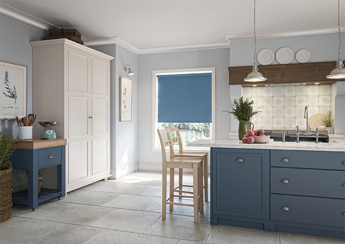 Trapani (Blackout), Denim - Roller Blind - Image 7